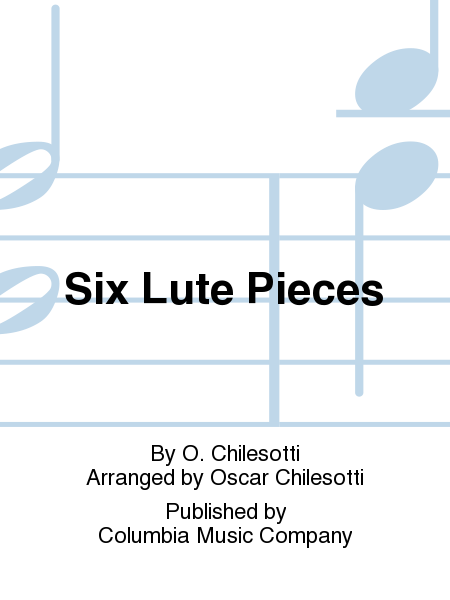 Six lute pieces of the outlet renaissance